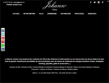 Tablet Screenshot of johann.fr